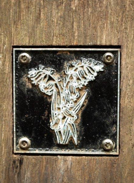 Bluebells brass rubbing