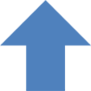 Blue arrow up