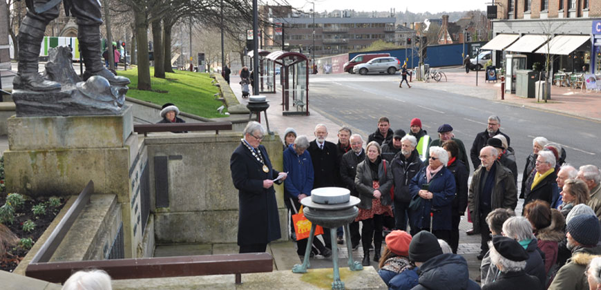 Marking Holocaust Memorial Day in Tunbridge Wells